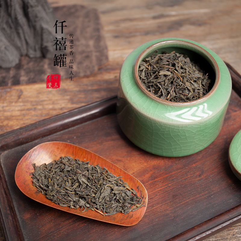 大红袍绿茶碧螺春陶瓷茶罐